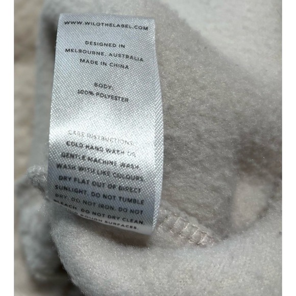 Wilo The Label Women's Cozy Fleece Snap Pullover Size Small 24x24 - Picture 7 of 7